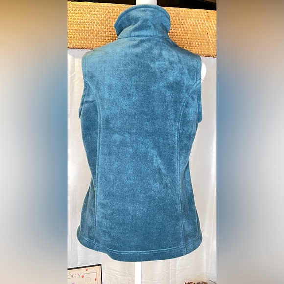 Columbia Deep Sage Green Fleece Vest Size Small - Picture 8 of 10
